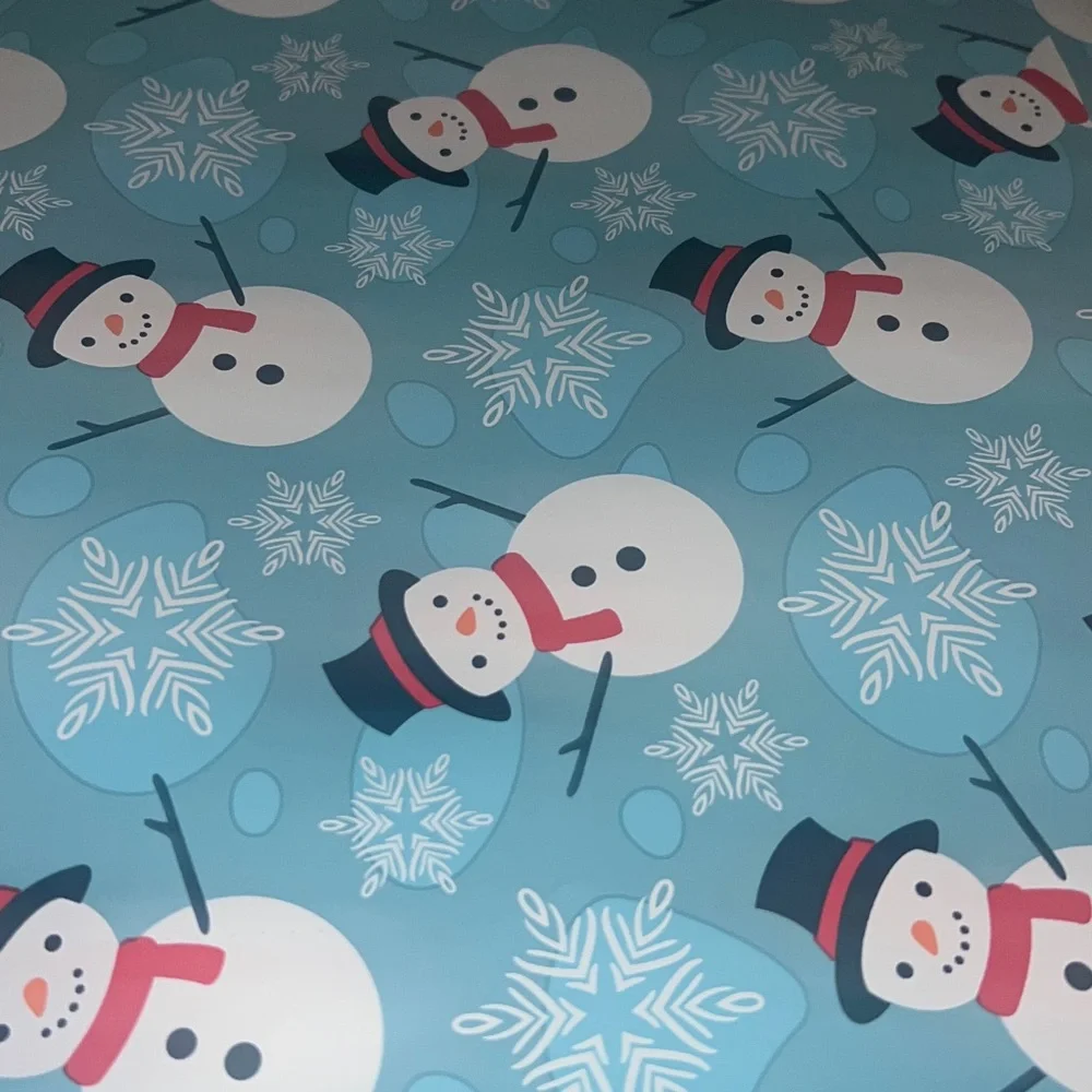 Snowman With Snowflakes 25 Pack 10”x13” Secure Poly Mailers New